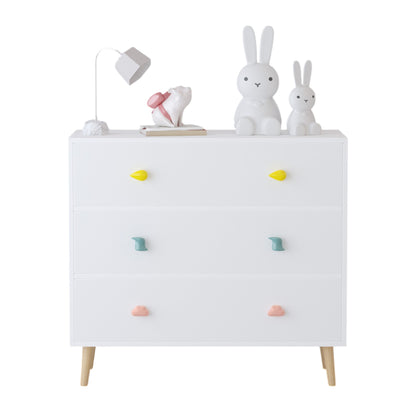 3 Drawer Dresser, Storage Cabinet With Anti Tip Safety