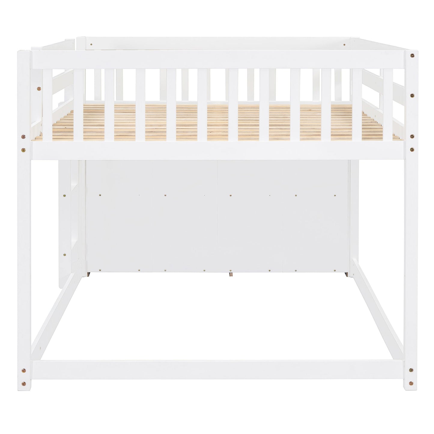Bunk Bed With 4 Drawers And 3 Shelves