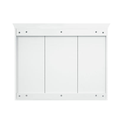 Wall Mount Mirror Cabinet With Adjustable Shelves, Soft Closing Hinges