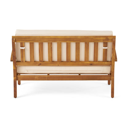 Outdoor Chat Set With Coffee Table And Loveseat