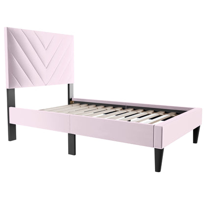 Bed Set With Adjustable Headboard