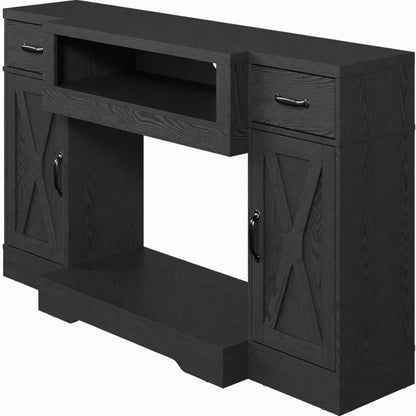 TV Stand With Adjustable Shelves & Double Doors