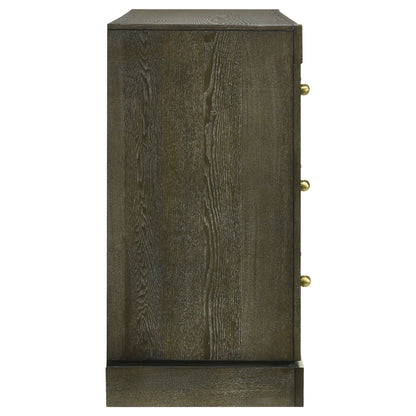 Sundance - 6 Drawer Dresser Cabinet - Dark Brown