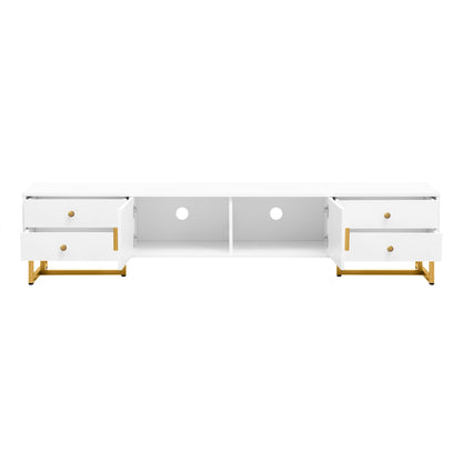 TV Stand With Storage For Living Room