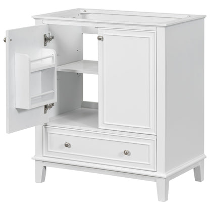 Modern Bathroom Vanity Base Only With Doors And Drawer