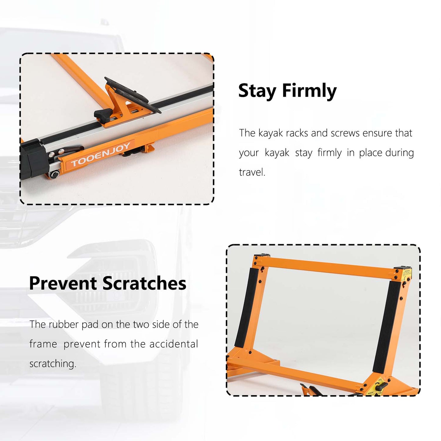 Elevate Universal Lift Assist Roof Rack (Orange)
