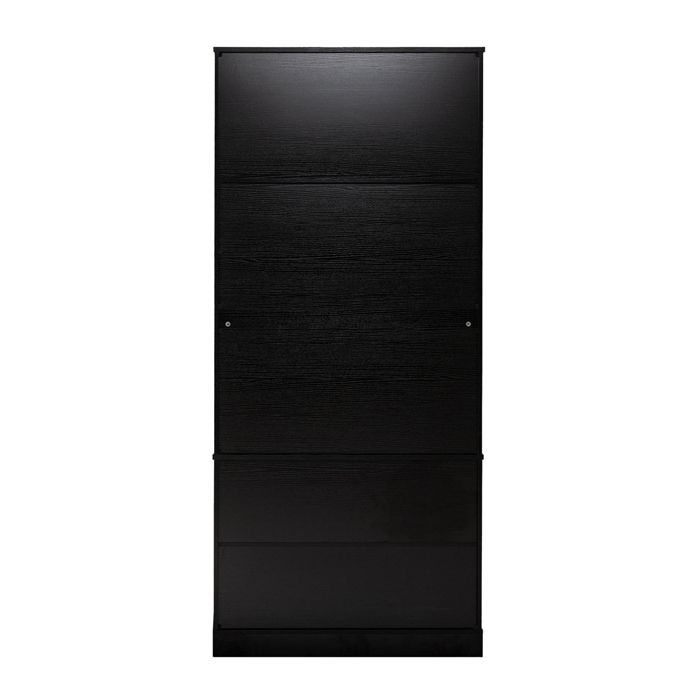 Fluted Kitchen Pantry Cabinet With 2 Large Drawers & 8 Door Spice Rack