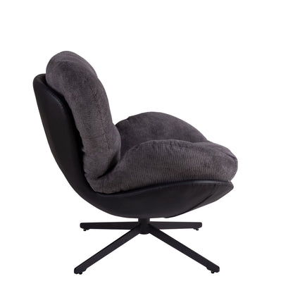 360° Swivel Office Chair, No Wheels
