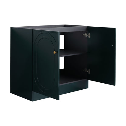 Modern Freestanding Bathroom Vanity With Soft Close Cabinet Doors