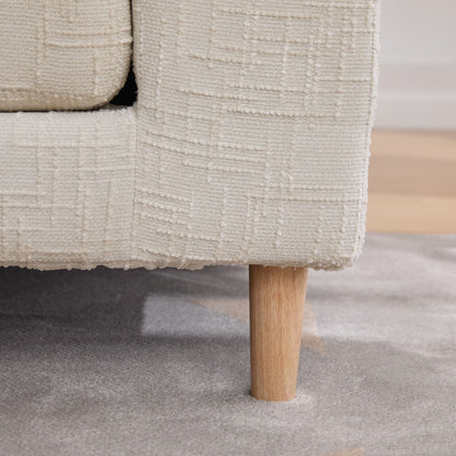 Modern Upholstered End Of Bed Bench With Armrests