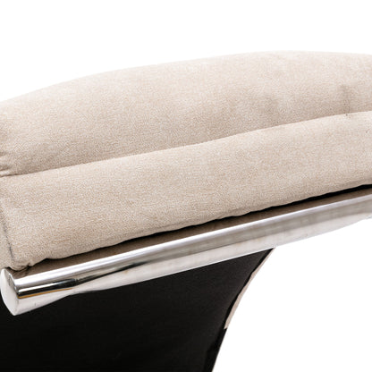Massage Chaise Lounge Indoor With Remote Control, Ergonomic Electric Massage Lounger