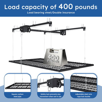 Overhead Garage Storage Rack