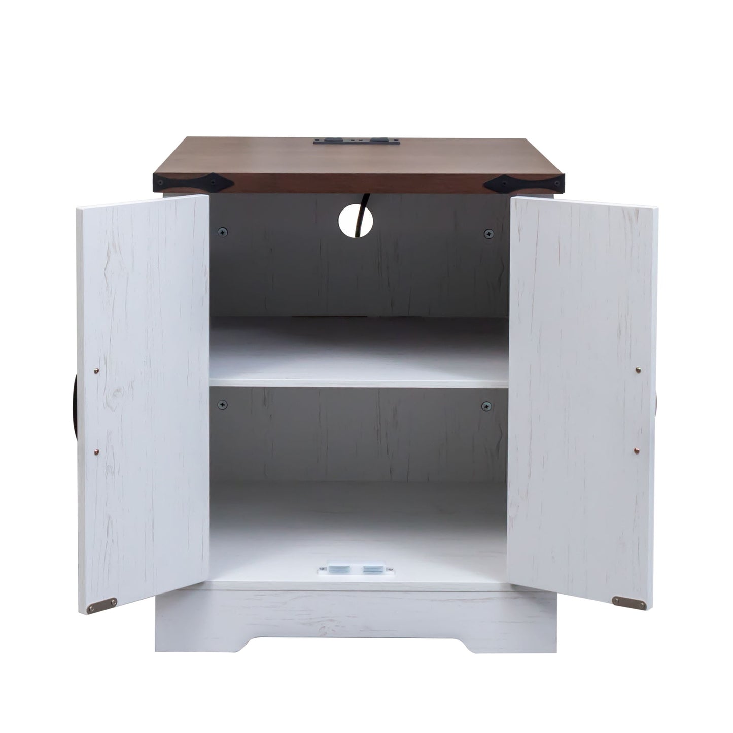Nightstand With Adjustable Shelf
