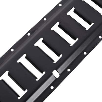 18 Pieces E Track Tie-Down Rail Kit For Trucks, Vans, And Garages With O-Ring Anchors And Ratchet Straps - Black