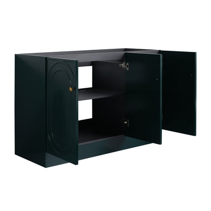 Modern Freestanding Bathroom Vanity With Soft Close Cabinet Doors