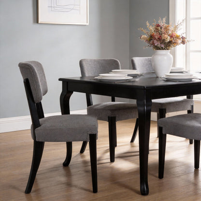 Contemporary Armless Dining Chairs (Set of 2)