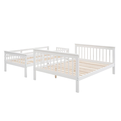 Stairway Bunk Bed With Storage And Guard Rail For Bedroom