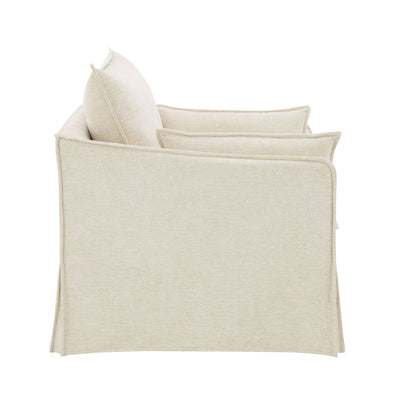 Shane - Chair With 2 Pillows - Beige
