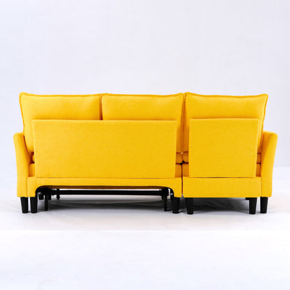 L-Shaped Reversible Chaise Sectional Sofa With Storage
