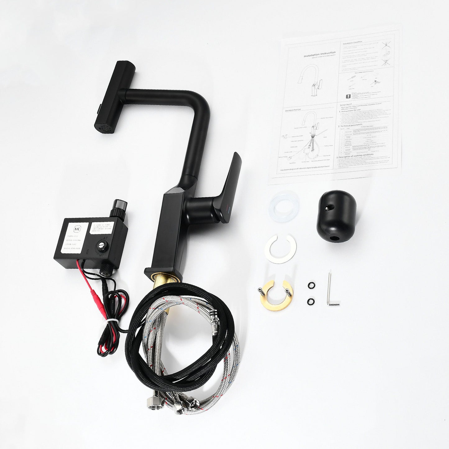 Touchless Kitchen Faucet With LED Display