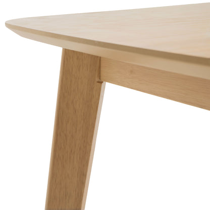 Retro Dining Table With Faux Wood Top