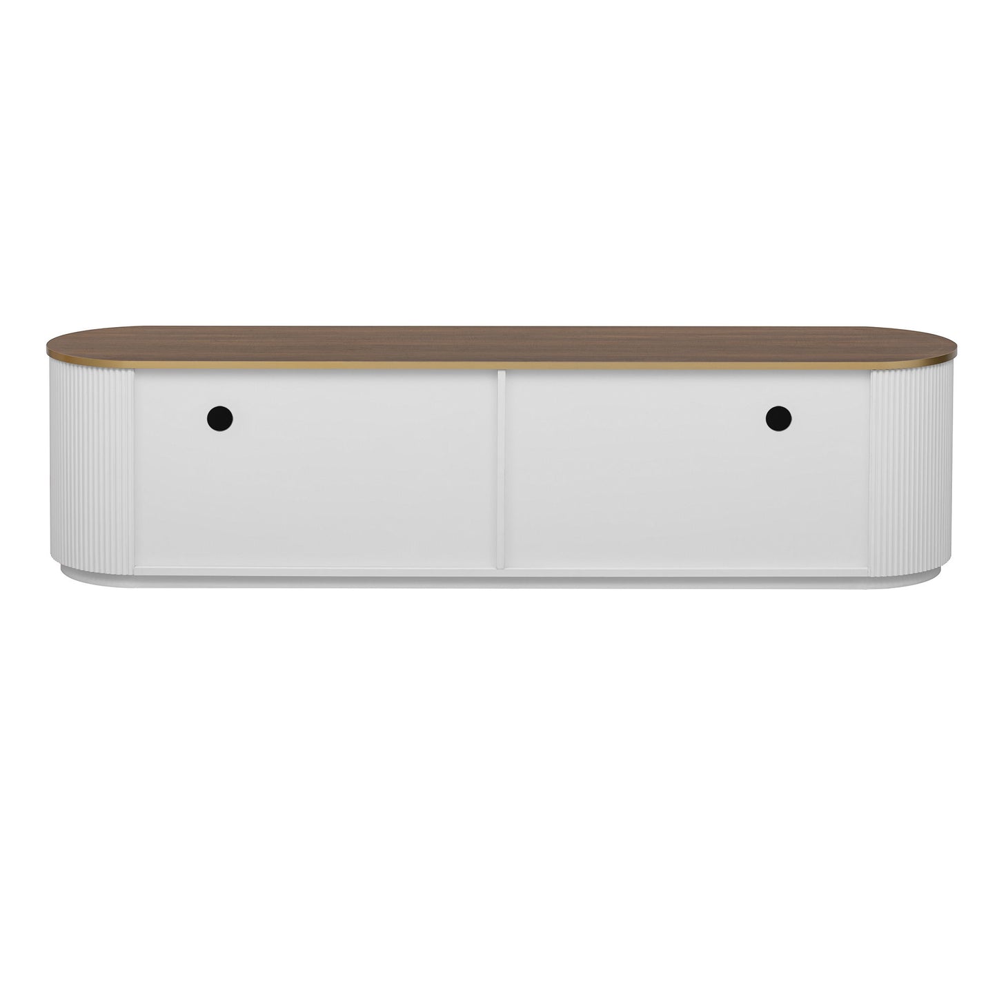 Modern Minimalist TV Stand For TVs Up To 80" With 3 Drawers And 1 Shelf