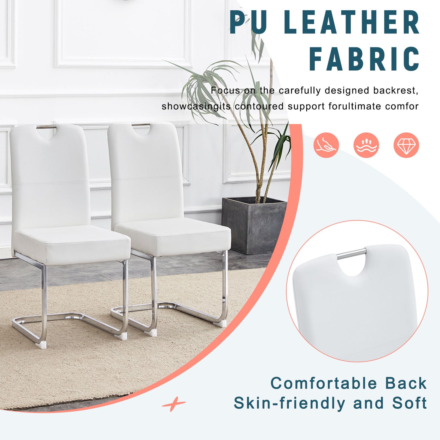 Coaster Dining Chairs With Built In Spring Packages & Ergonomic Design