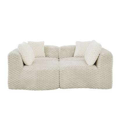 Modular Sectional Sofa With Free Combination Design