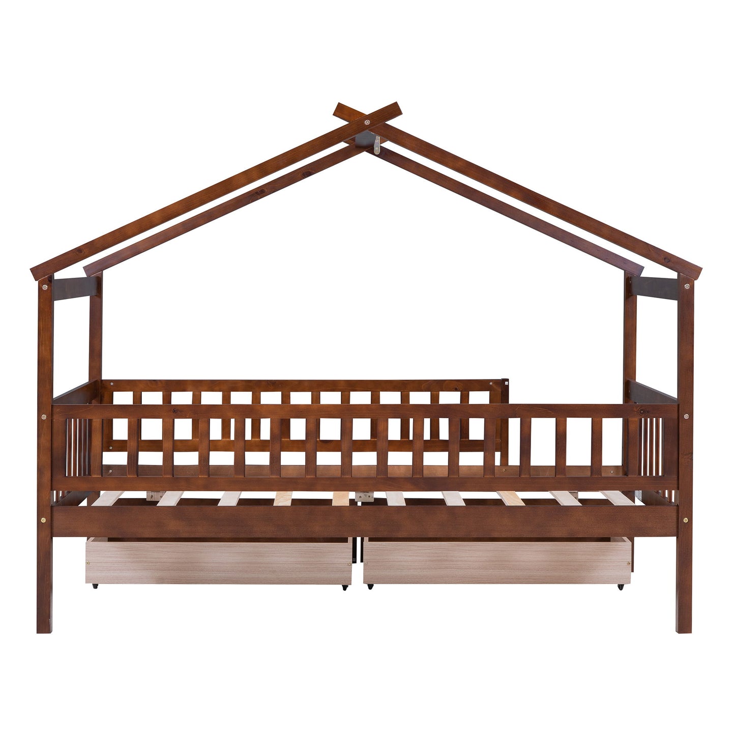 House Bed With 2 Drawers