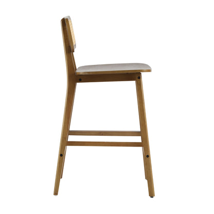 Bari - Indoor Wood Barstool (Set of 2)
