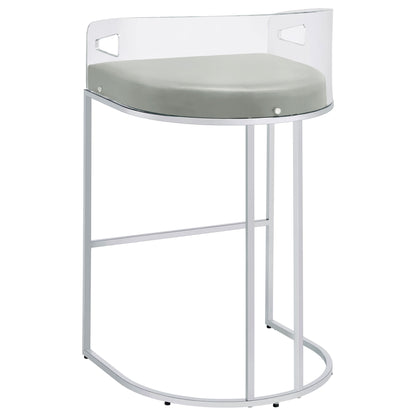 Mello - Upholstered Bar Chair (Set of 2) - Gray