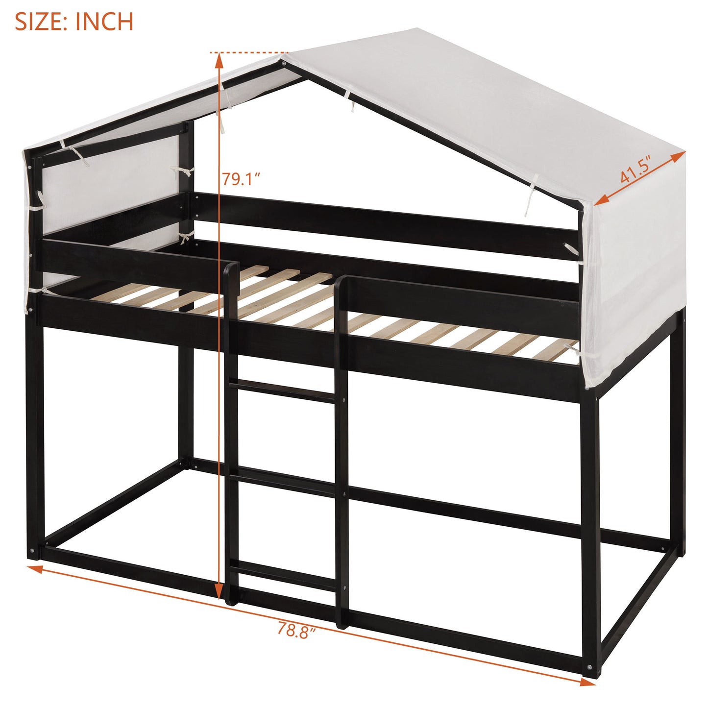 Bunk Bed With Tent