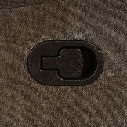 Upholstered Manual Recliner Chair With 3 Adjustable Backrest Positions