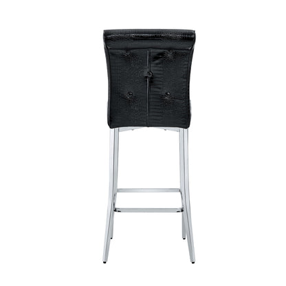 Bar Chairs & Crystal Clasp Design (Set of 2)