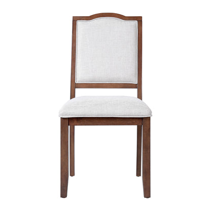 6 Piece Extendable Dining Table Set, Wood Table With Removable Leaf, 4 Upholstered Chairs And Bench - Cherry