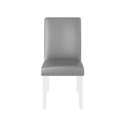 Upholstered Dining Chair With High Back Design (Set of 2)