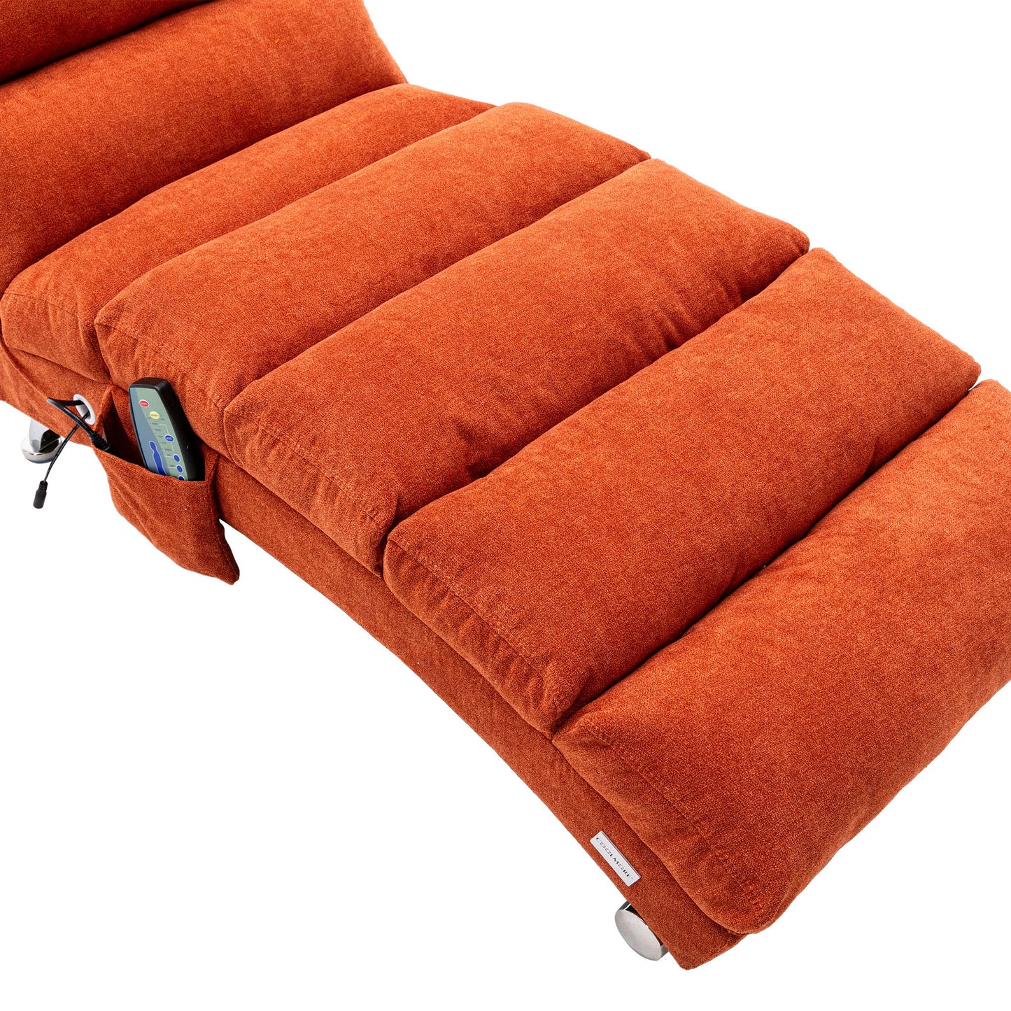 Massage Chaise Lounge Indoor With Remote Control, Ergonomic Electric Massage Lounger