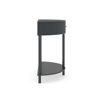 Demi Lune - Console Table With 2 Storage Drawers