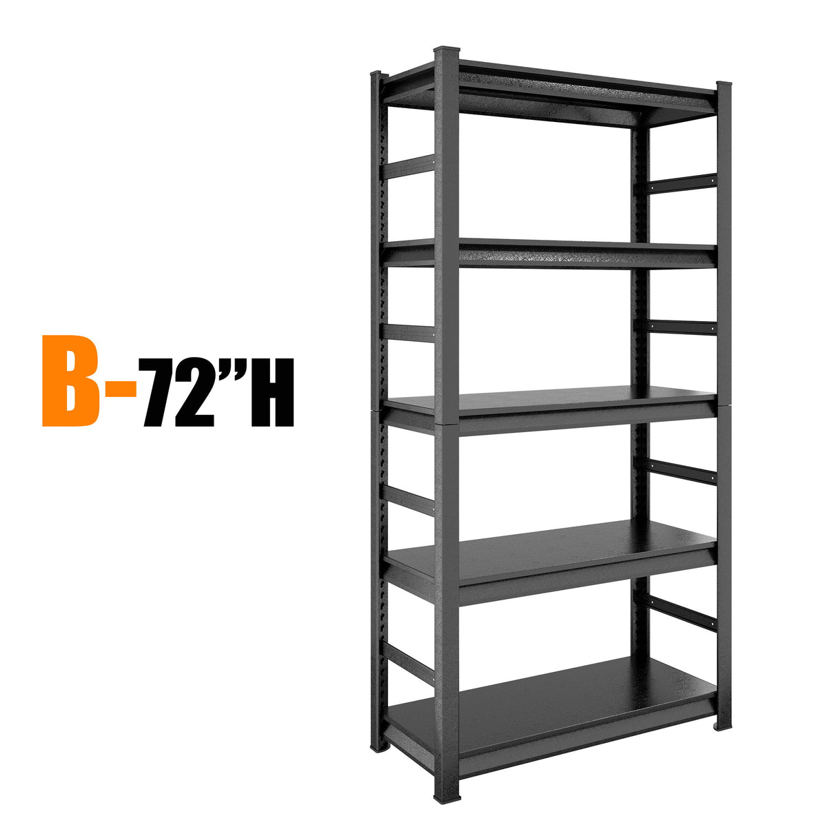 5 Tier Heavy Duty Shelving Unit Adjustable Shelving Units
