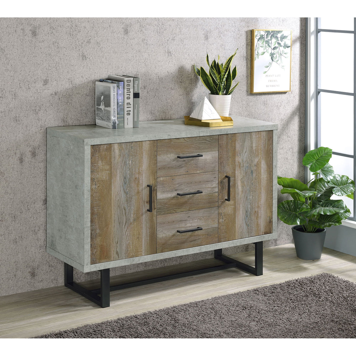 Sedona - 3 Drawer Cabinet - Oak