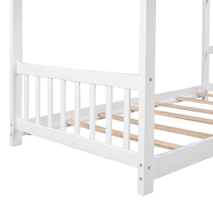 House Platform Bed With Headboard And Footboard, Roof Design