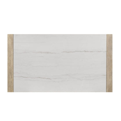 Vanilla - Real Marble Dining Table - Beige / Light Natural