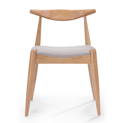 Elegant Dining Chairs With Ergonomic Backrest & Comfort Cushions (Set of 2)