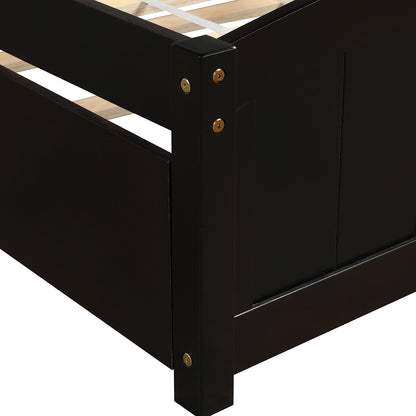 Platform Bed & Headboard, Footboard And Wood Slat Support