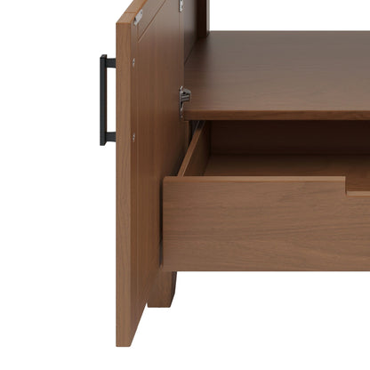 Bathroom Vanity With Ceramic Sink, Modern Free Standing Cabinet With Soft Close Drawers