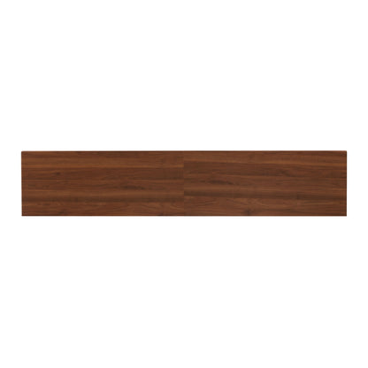 TV Stand, Entertainment Center With Fluted Drawers For Living Room - Walnut