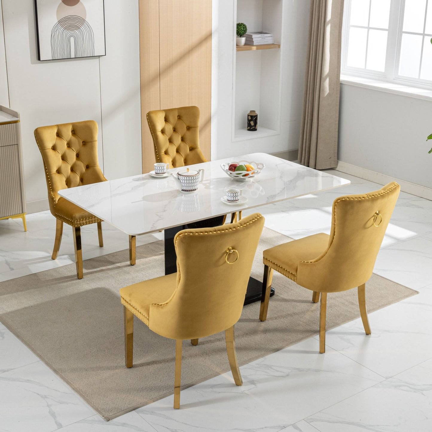Nikki - Modern, High-End Tufted Dining Chair (Set of 2)