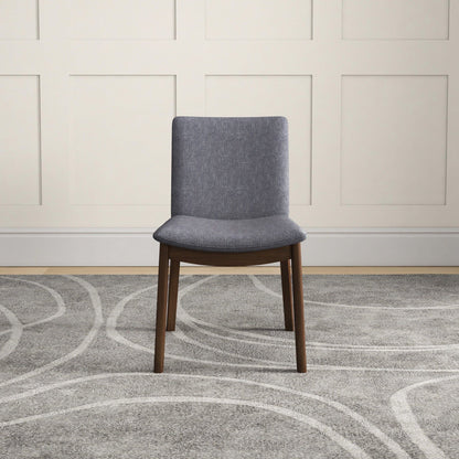 Laura - Mid-Century Modern Solid Wood Dining Chair (Set of 2)