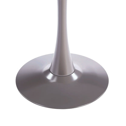 Mid-Century Tulip Table With Round Top, Pedestal Base