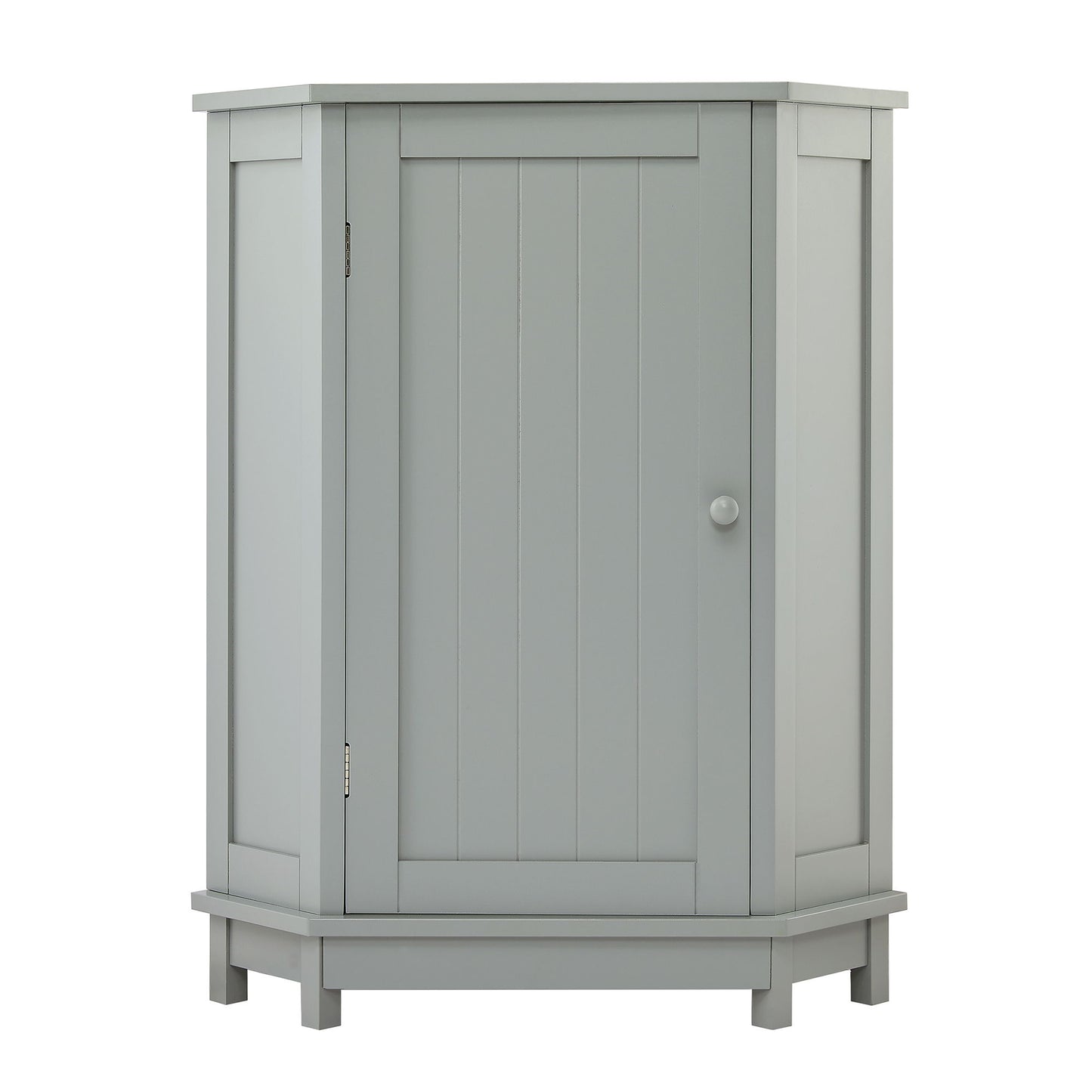 Bathroom Cabinet Triangle Corner Storage Cabinet With Adjustable Shelf Modern Style